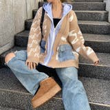 アンサンブル風デニムポケニットカーディガン | non-hedge  | 詳細画像1 