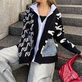 ブラック | アンサンブル風デニムポケニットカーディガン | non-hedge 