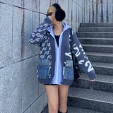 アンサンブル風デニムポケニットカーディガン | non-hedge  | 詳細画像21 