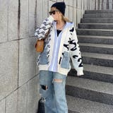 アンサンブル風デニムポケニットカーディガン | non-hedge  | 詳細画像35 