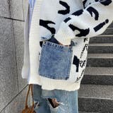 アンサンブル風デニムポケニットカーディガン | non-hedge  | 詳細画像48 