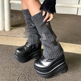 チャコール | ダメージレッグウォーマー | non-hedge