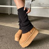 ブラック | ダメージレッグウォーマー | non-hedge