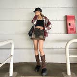 ファー切替デニムミニスカート | non-hedge | 詳細画像19