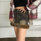 ファー切替デニムミニスカート | non-hedge | 詳細画像22