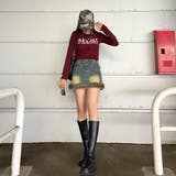 ファー切替デニムミニスカート | non-hedge | 詳細画像24