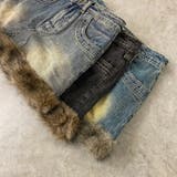 ファー切替デニムミニスカート | non-hedge | 詳細画像36