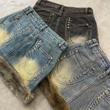 ファー切替デニムミニスカート | non-hedge | 詳細画像38