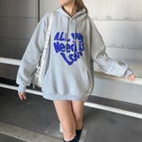 ボアロゴハートフードチュニック | non-hedge  | 詳細画像7 