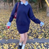 シャツアンサンブル風ニットトップス・スカートセットアップ | non-hedge  | 詳細画像23 