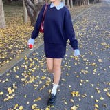 シャツアンサンブル風ニットトップス・スカートセットアップ | non-hedge  | 詳細画像24 