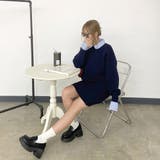 シャツアンサンブル風ニットトップス・スカートセットアップ | non-hedge  | 詳細画像26 