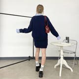 シャツアンサンブル風ニットトップス・スカートセットアップ | non-hedge  | 詳細画像28 