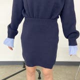 シャツアンサンブル風ニットトップス・スカートセットアップ | non-hedge  | 詳細画像39 