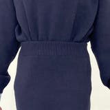 シャツアンサンブル風ニットトップス・スカートセットアップ | non-hedge  | 詳細画像40 