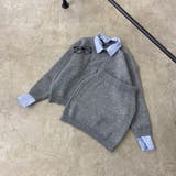 シャツアンサンブル風ニットトップス・スカートセットアップ | non-hedge  | 詳細画像45 