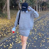 シャツアンサンブル風ニットトップス・スカートセットアップ | non-hedge  | 詳細画像8 