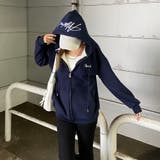 裏起毛フードロゴビッグパーカー | non-hedge  | 詳細画像18 