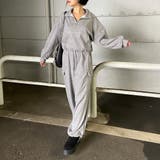グレー | ZIPハイネックトップス・カーゴパンツセットアップ | non-hedge 