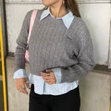 ケーブルニットプルオーバー・シャツアンサンブル | non-hedge | 詳細画像10