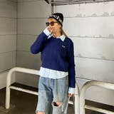 ケーブルニットプルオーバー・シャツアンサンブル | non-hedge | 詳細画像12