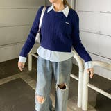 ケーブルニットプルオーバー・シャツアンサンブル | non-hedge | 詳細画像16