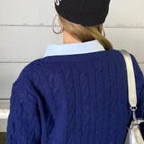 ケーブルニットプルオーバー・シャツアンサンブル | non-hedge | 詳細画像19