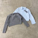 ケーブルニットプルオーバー・シャツアンサンブル | non-hedge | 詳細画像22