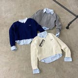 ケーブルニットプルオーバー・シャツアンサンブル | non-hedge | 詳細画像23