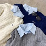 ケーブルニットプルオーバー・シャツアンサンブル | non-hedge | 詳細画像24