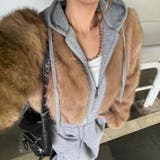 パーカーアンサンブル風ファーブルゾン | non-hedge  | 詳細画像9 