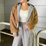 パーカーアンサンブル風ファーブルゾン | non-hedge  | 詳細画像10 