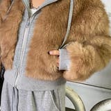 パーカーアンサンブル風ファーブルゾン | non-hedge  | 詳細画像15 