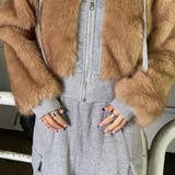 パーカーアンサンブル風ファーブルゾン | non-hedge  | 詳細画像16 