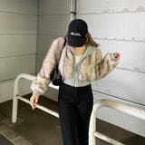 パーカーアンサンブル風ファーブルゾン | non-hedge  | 詳細画像19 