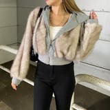 パーカーアンサンブル風ファーブルゾン | non-hedge  | 詳細画像22 