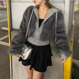 パーカーアンサンブル風ファーブルゾン | non-hedge  | 詳細画像30 