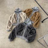 パーカーアンサンブル風ファーブルゾン | non-hedge  | 詳細画像31 