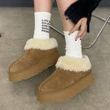 モカ | フェイクファー切替ムートンブーツ | non-hedge 