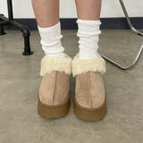 フェイクファー切替ムートンブーツ | non-hedge  | 詳細画像4 