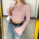 ラメ袖フレアニットトップス | non-hedge  | 詳細画像1 