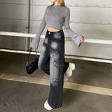 ラメ袖フレアニットトップス | non-hedge  | 詳細画像10 