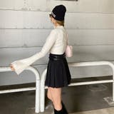 ラメ袖フレアニットトップス | non-hedge  | 詳細画像24 