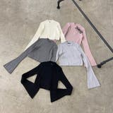 ラメ袖フレアニットトップス | non-hedge  | 詳細画像32 