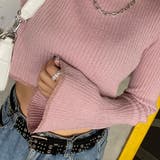 ラメ袖フレアニットトップス | non-hedge  | 詳細画像7 