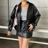 合成皮革ジャケット・スカートセットアップ | non-hedge  | 詳細画像16 