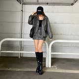 合成皮革ジャケット・スカートセットアップ | non-hedge  | 詳細画像2 