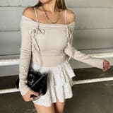 リブオフショルダートップス | non-hedge  | 詳細画像12 