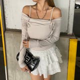 リブオフショルダートップス | non-hedge  | 詳細画像13 