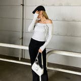 リブオフショルダートップス | non-hedge  | 詳細画像15 